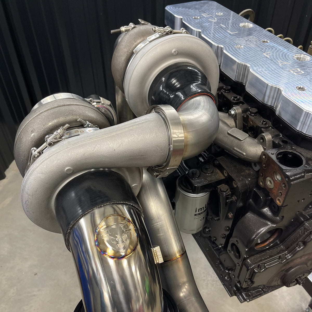 Compound Kit EvilFab - Cummins S400/S400 Side Mount Compound Kit – EvilFab Performance